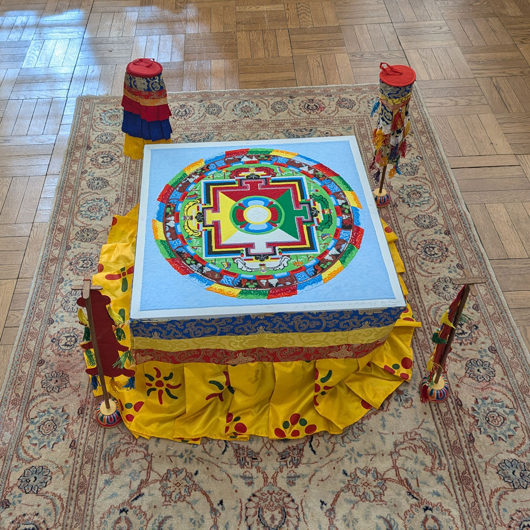 Sand mandala.