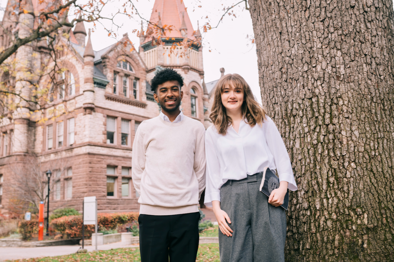 Noah Rudder and Amy Mann.