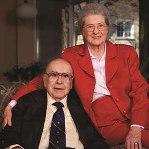 Alfred and Isabel Bader.