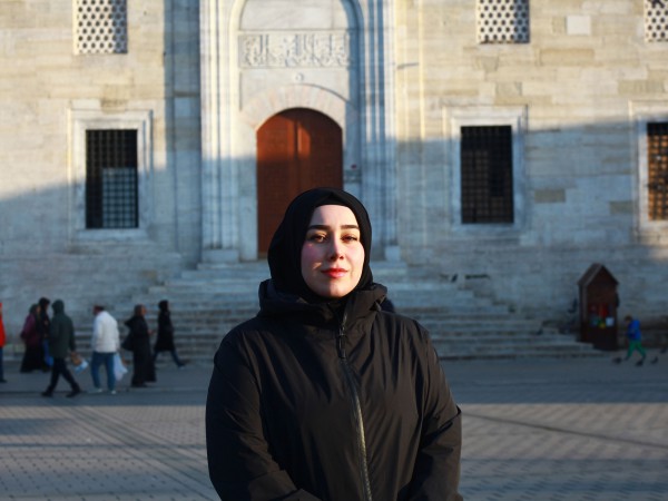 Ayşenur Ince, a first-year student in the Master of Pastoral Studies program.