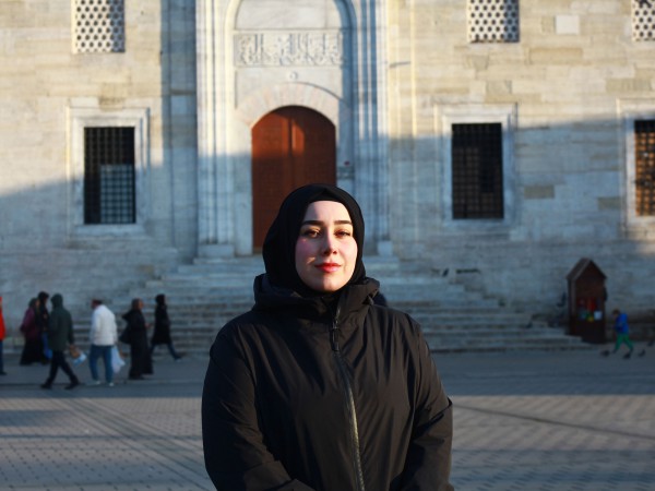 Ayşenur Ince, a first-year student in the Master of Pastoral Studies program. Ayşenur Ince, a first-year student in the Master of Pastoral Studies program.